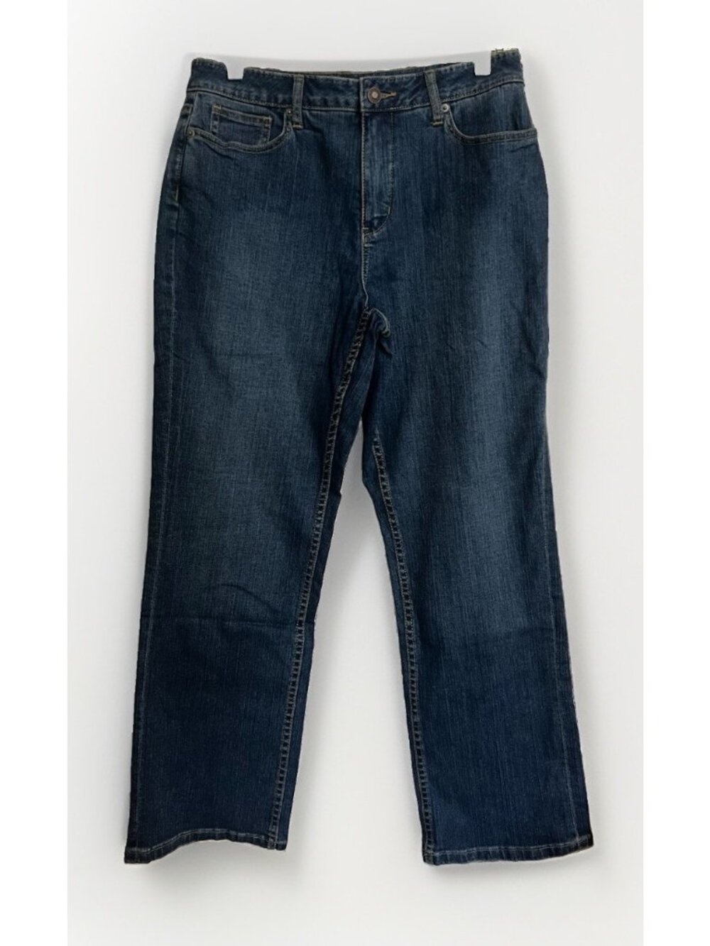 Coldwater Creek Women Jeans 10P Straight Leg Classic Shape Me High Rise Blue   H